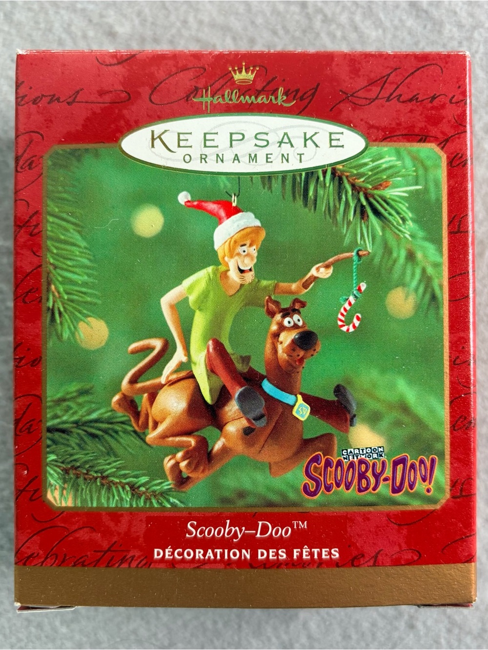 Hallmark Keepsake Ornament Scooby-Doo 2000 Y2K Shaggy Candy Cane Scooby Snack